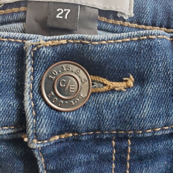 Current/Elliott The Stillettos Released Hem Skinny Jeans Size 27 - Picture 6 of 10